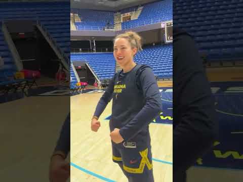 Katie Lou Samuelson Hits Half Court Shot Before Indiana Fevers Game vs Dallas Wings #short #shorts