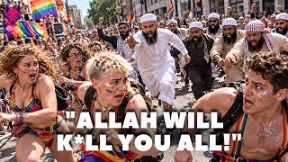 Pride Parade in Paris Goes South Very Quickly!!