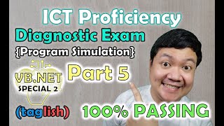 VB.NET Special 2 - Program Simulation Part 5 - Diagnostic Exam - ICT Specialist Proficiency