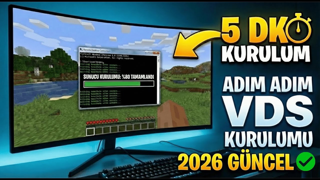 Sadece 5 Dakikada Kendi Minecraft Sunucunu Kur! (2026)
