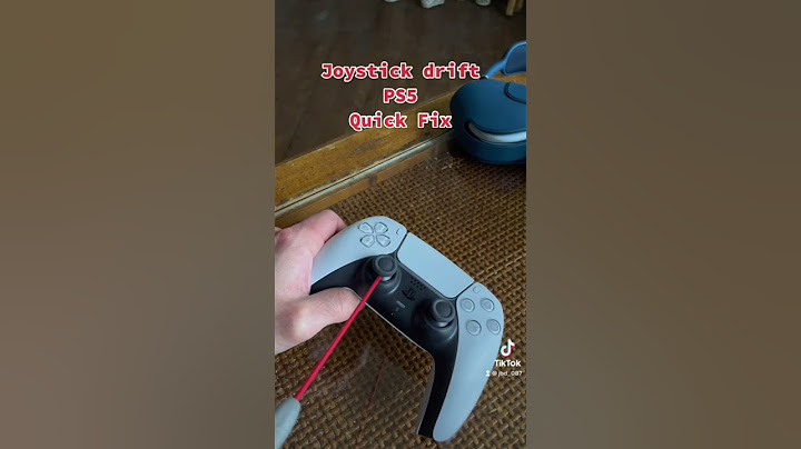 Joystick drift- PS5 - Quick Fix - WD40Contact