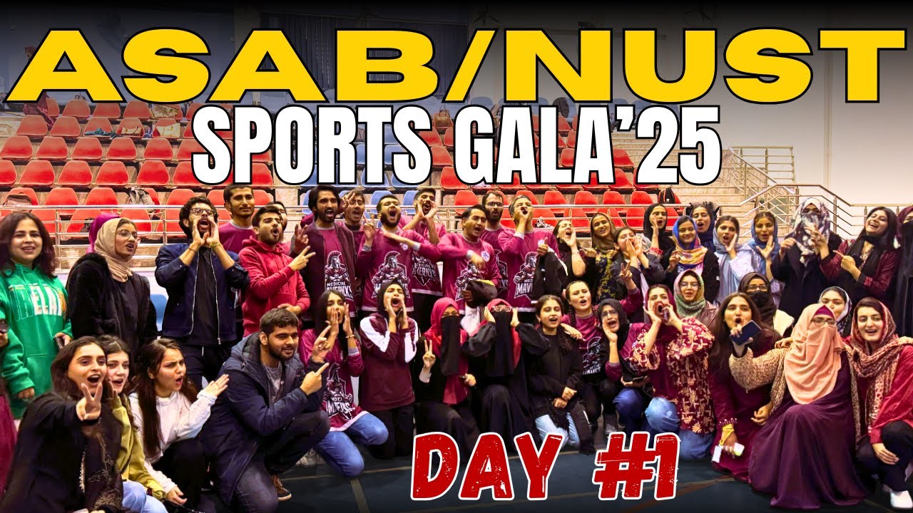 ASAB, NUST Sports Gala 2025 | Day 1 Kickoff! 