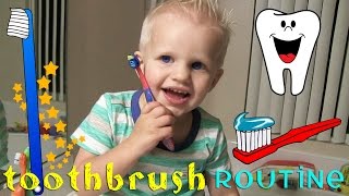Michael's Happy Tooth Brushing Routine