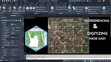 How to Georeference and Digitize Maps in AutoCAD - EASY Guide