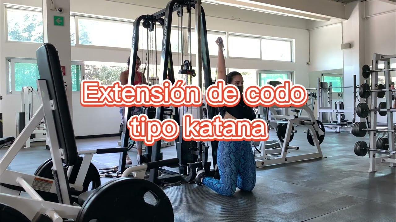 EXTENSION UNILATERAL TIPO KATANA PARA TRÍCEPS EN ESTIRAMIENTO YouTube