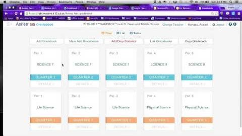 Aeries Gradebook Adding Assignments Secondary