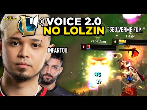 TITAN SCRIPT NO LOL COM VOICE, BRTT VELHO INFARTANDO E ANALISE PAIN VS LOUD - CLIPS ENGRAÇADOS