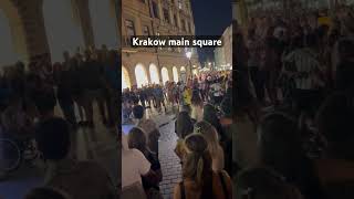 Krakow main square as amazing as alwas