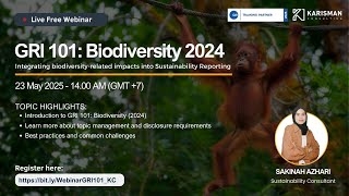 Webinar GRI 101: Biodiversity 2024