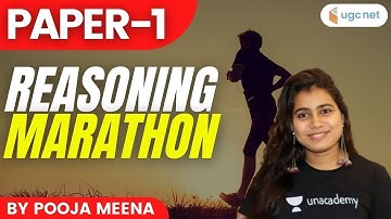 NTA UGC NET 2021 Reasoning by Pooja Meena | Marathon Session