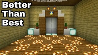 How to Build the Best Elevator in Minecraft Pocket Edition | By Itz RT