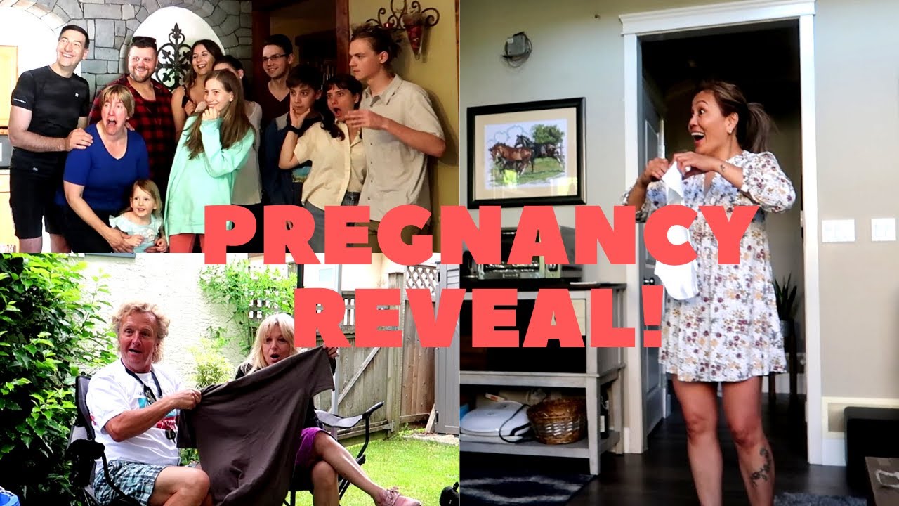 TELLING OUR FAMILY WE'RE PREGNANT | PREGNANCY REVEAL | **BEST REACTIONS!**