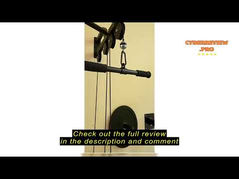 Review SELEWARE 48 Heavy Duty Pull Up Bar Wall Mount Multi Function Chin Up Bar With Home Gym Cabl