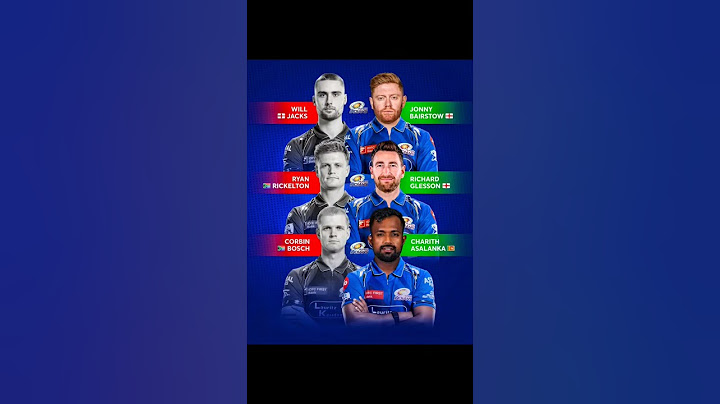 Mumbai Indians Ipl 2025 Replacement Players #ipl2025 #mi #rcb #gt #csk #dc #kkr #trending #shorts