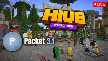 Minecraft Hive Live | stream sniping with packet 3.1