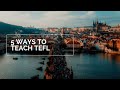 5 Ways to Teach TEFL in Europe | Living in Prague