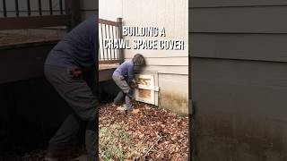 Building a crawlspace cover! #homeimpovement #DIY #construction #weekendproject #homeproject