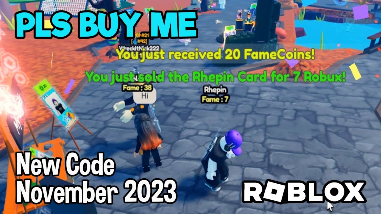 ALL Roblox Pls Buy Me CODES - 2023 