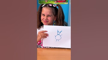 Bunny Drawing Hack! 🐰✋ Use Your Hand to Create a Cute Rabbit! #kidsart #learn