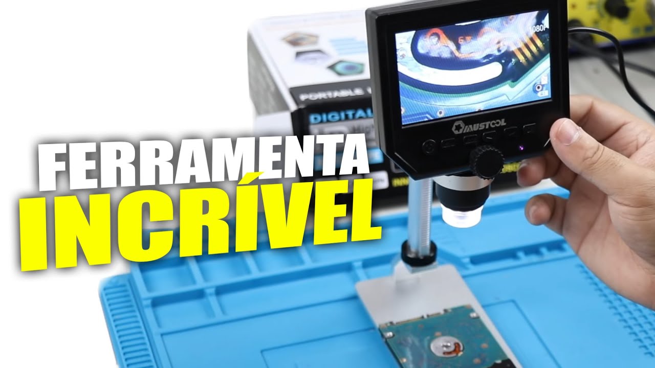 MICROSCÓPIO PORTÁTIL MUSTOOL