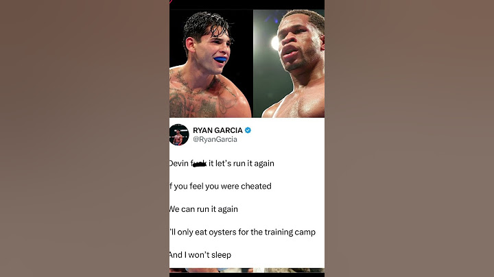 Ryan Garcia told Devin Haney I’ll kick your azz again let’s run it back #boxing #ryangarcia