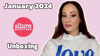 ALLURE BEAUTY BOX UNBOXING/JANUARY 2024