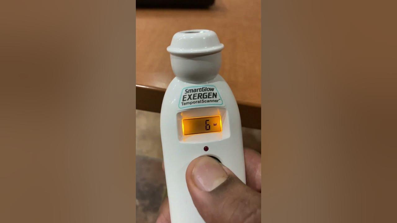 How to change from celsius to fahrenheit smartglow exergen temporal
