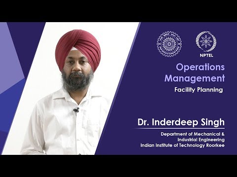 Lecture 16 Facility Planning