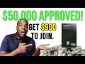 Credit Union will give you a  easy $50,000 Credit Card! SUPER EASY!