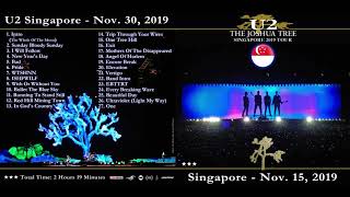 U2 - Joshua Tree Tour 2019 - Singapore (2019/11/30)