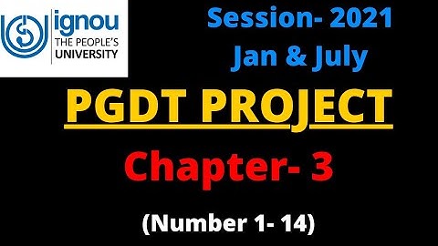 PGDT Project Chapter-3