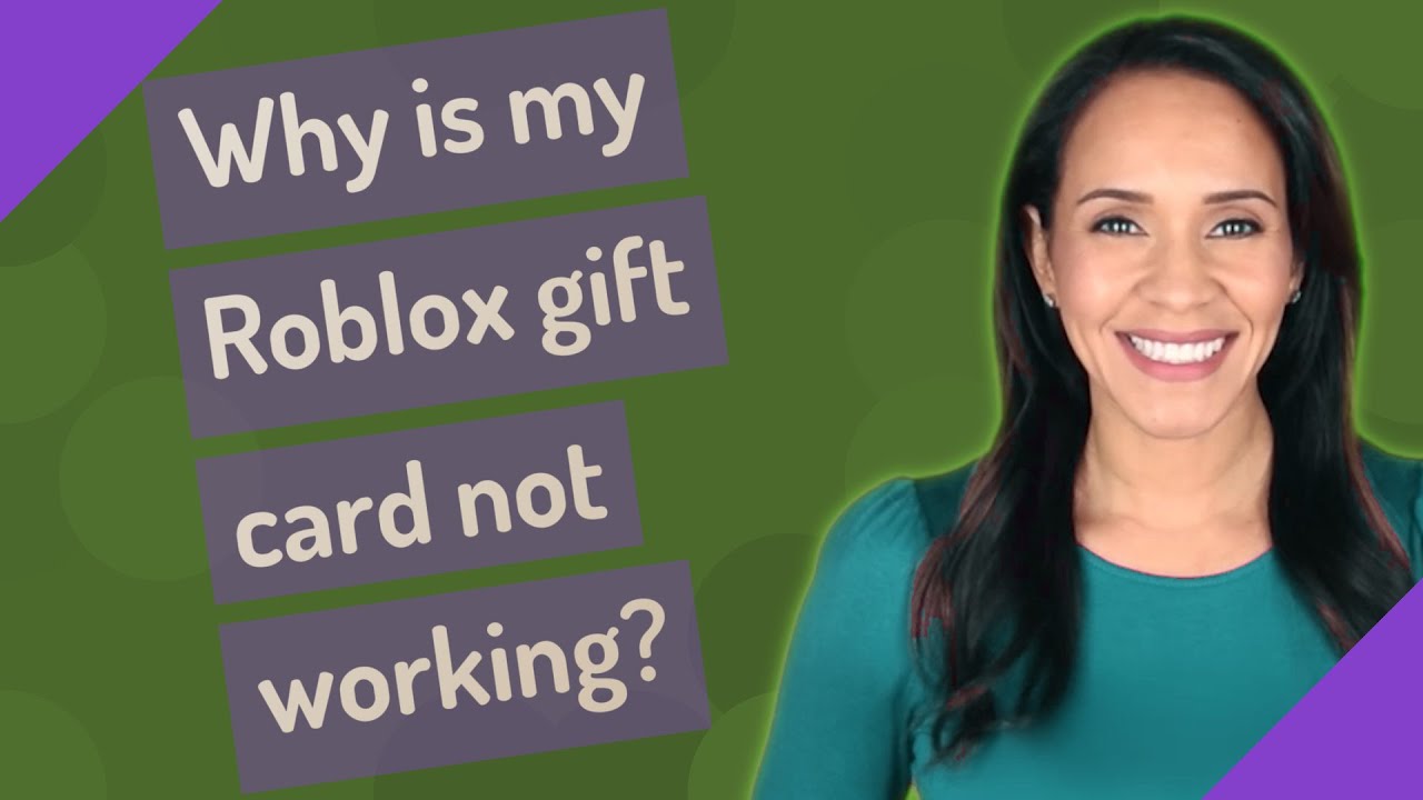 My Roblox Gift Card Isn T Working Jobs Ecityworks - roblox gift card codes reddit