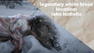 Legendary animal white bison|walkthrough- rdr2#rdr2 #reddeadredemption2 #walkthrough