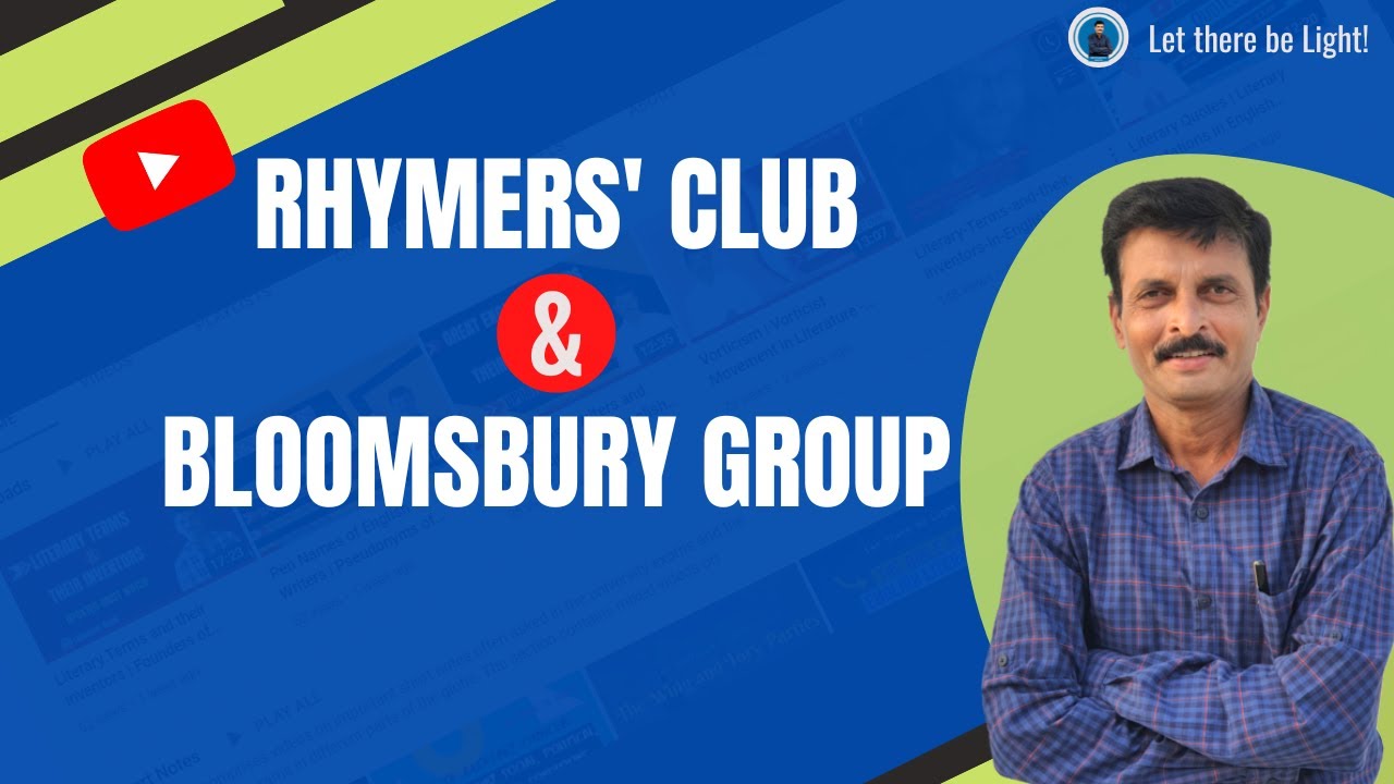 Rhymers' Club and Bloomsbury Group - Literature Guide - YouTube