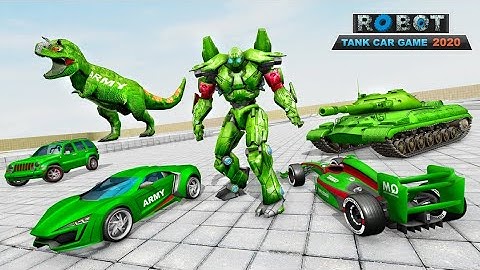 Tank Robot Car Game 2020 – Robot Dinosaur Games 3d video | Robot 2021 gameplay | New robot gameplay