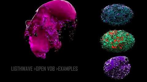 LightWave open VDB Examples (lw particle system + open vdb) Renderer Octane PBR.