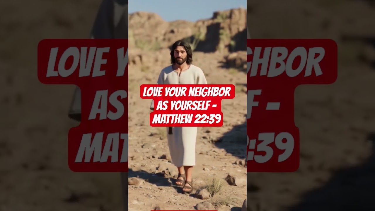 LOVE YOUR NEIGHBOR AS YOURSELF – MATTHEW 
