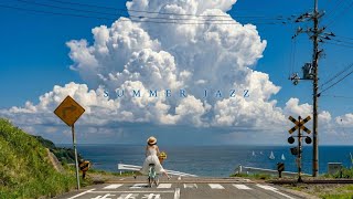 🔴 24/7 청량한 여름 카페 재즈 🌊 | 바닷바람과 해바라기, 완벽한 여름날의 플레이리스트 screenshot 5