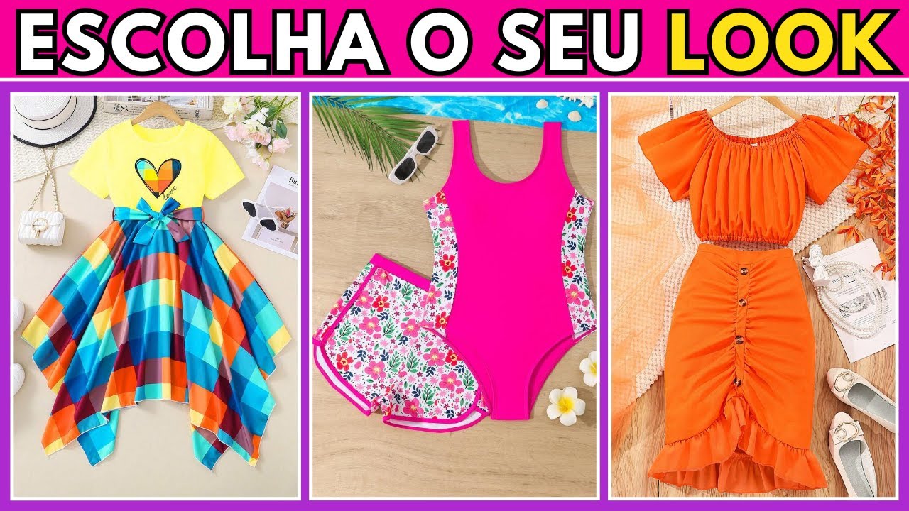 🌴 QUAL LOOK DE FÉRIAS DE VERÃO COMBINA COM VOCÊ? ☀️👗 | CULTURA QUIZ