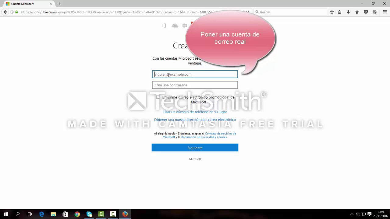 Tutorial de como crear una cuenta en microsoft YouTube