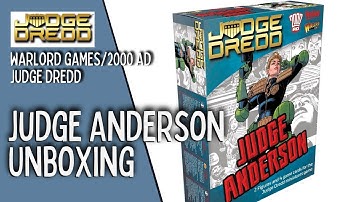 Warlord Games Unboxing - PSI Judge Anderson - 2000 AD - Judge Dredd