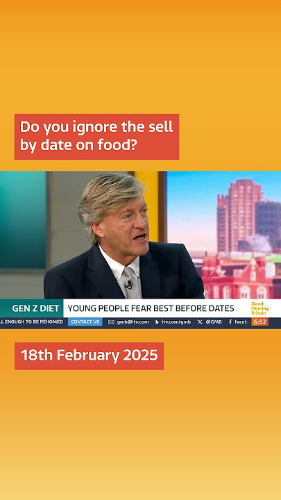 Do You Ignore the Sell-By Date on Food? #news #gmb