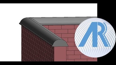 Wall with custom coping Revit Tutorial