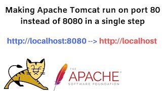 Working: Making Apache Tomcat run on port 80 instead of 8080 - YouTube