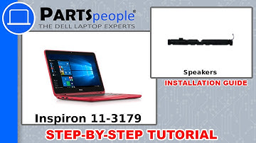 Dell Inspiron 11-3179 (P25T002) Speakers How-To Video Tutorial