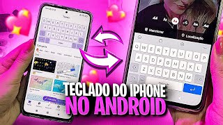 TECLADO DO IPHONE NO ANDROID + EMOJIS IOS 17