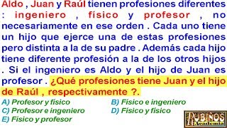 EXAMEN SAN MARCOS ADMISIÓN UNIVERSIDAD ORDEN DE INFORMACIÓN  SOLUCIONARIO RAZONAMIENTO MATEMÁTICO by Rubiños 17,954 views 6 years ago 5 minutes, 9 seconds