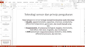 SISTEM SENSOR Kuliah Mekatronika Teknik Mesin