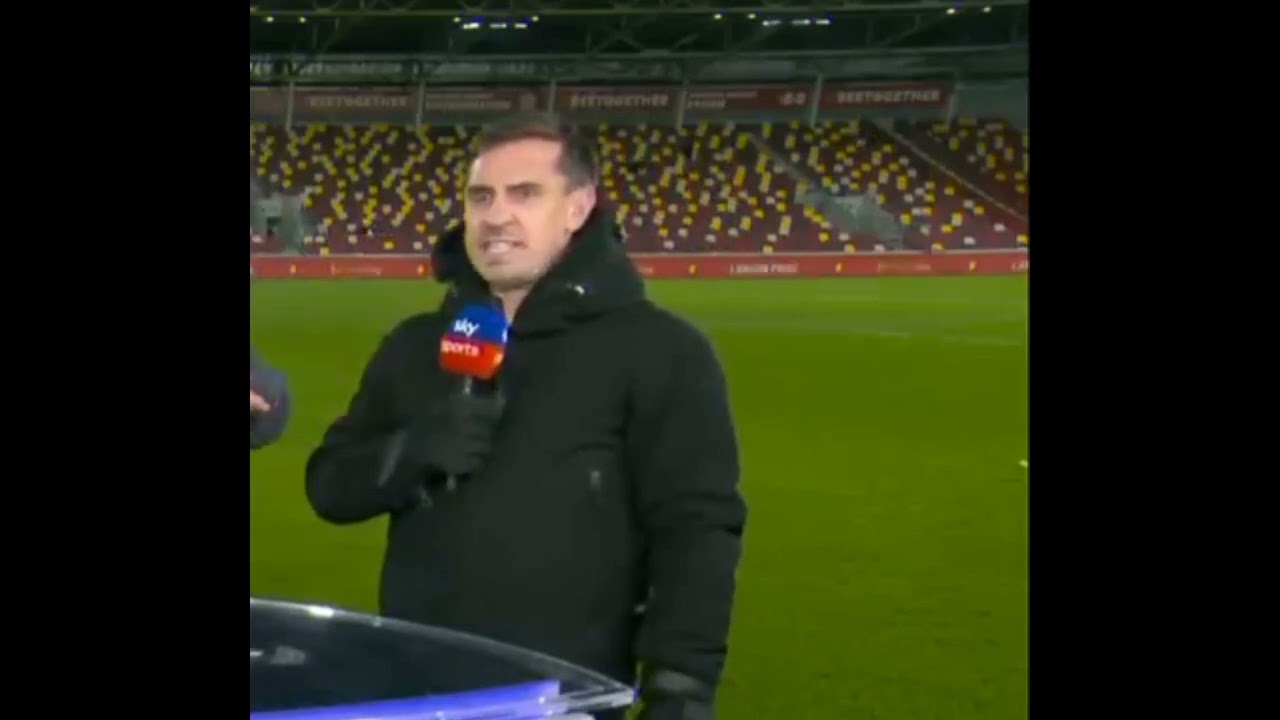 Gary Neville shocked meme template