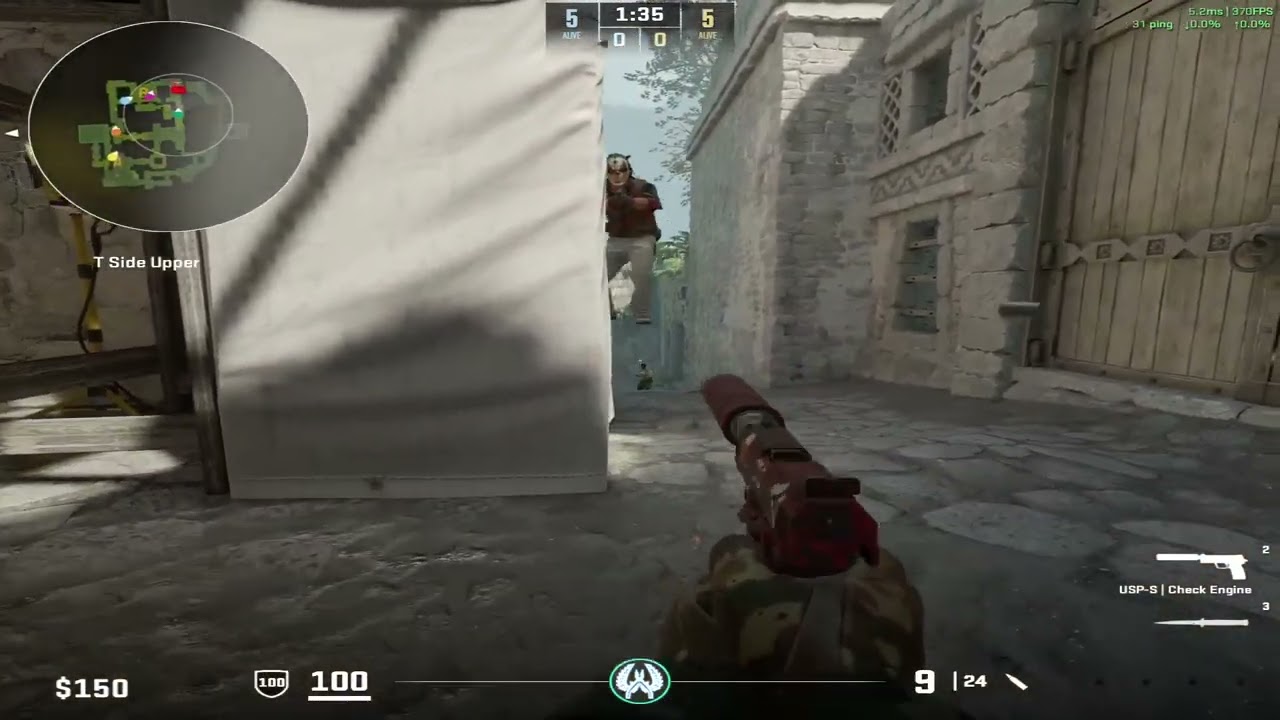 3 fast usp-s headshots with USP-S | Check Engine(FN)